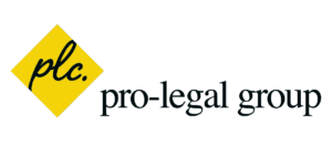 Pro legal group logo with a yellow diamond